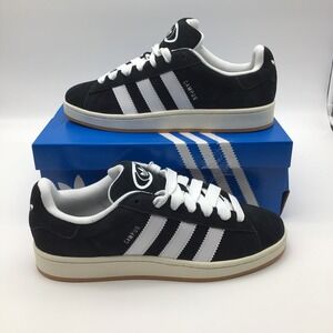 Adidas Campus 00s Black White Suede Originals Mens Sneakers Shoes HQ8708 NWT